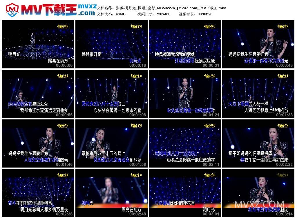 张薇-明月光_国语_流行_MB502276